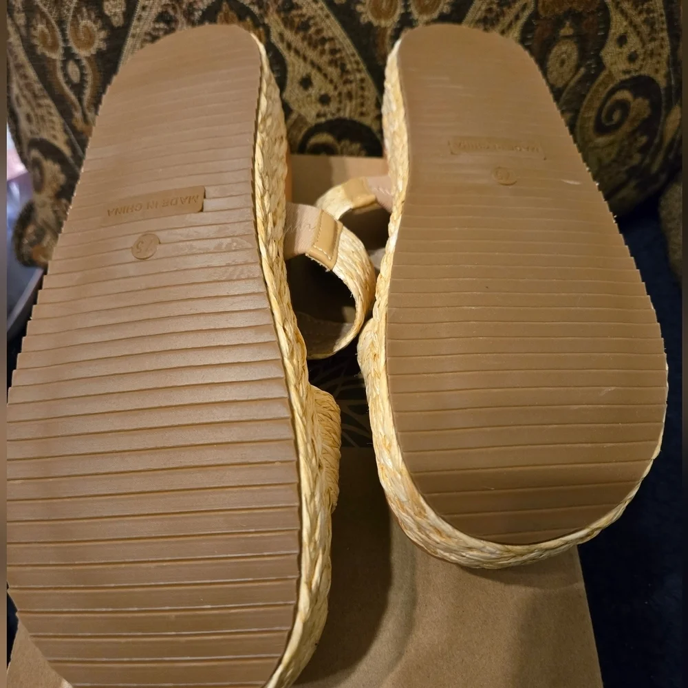 NIB Women's Platform Wedge Sandals